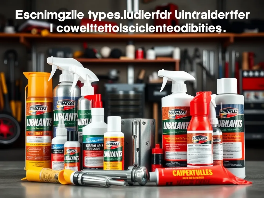 Explore Essential Types of Lubricants for Garage Door Components